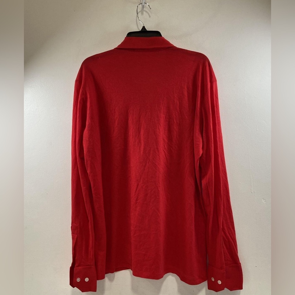 Givenchy Red Cotton-Polyester Blend Button Up Blo… - image 5